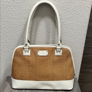 Kate Spade Tan and Cream Satchel